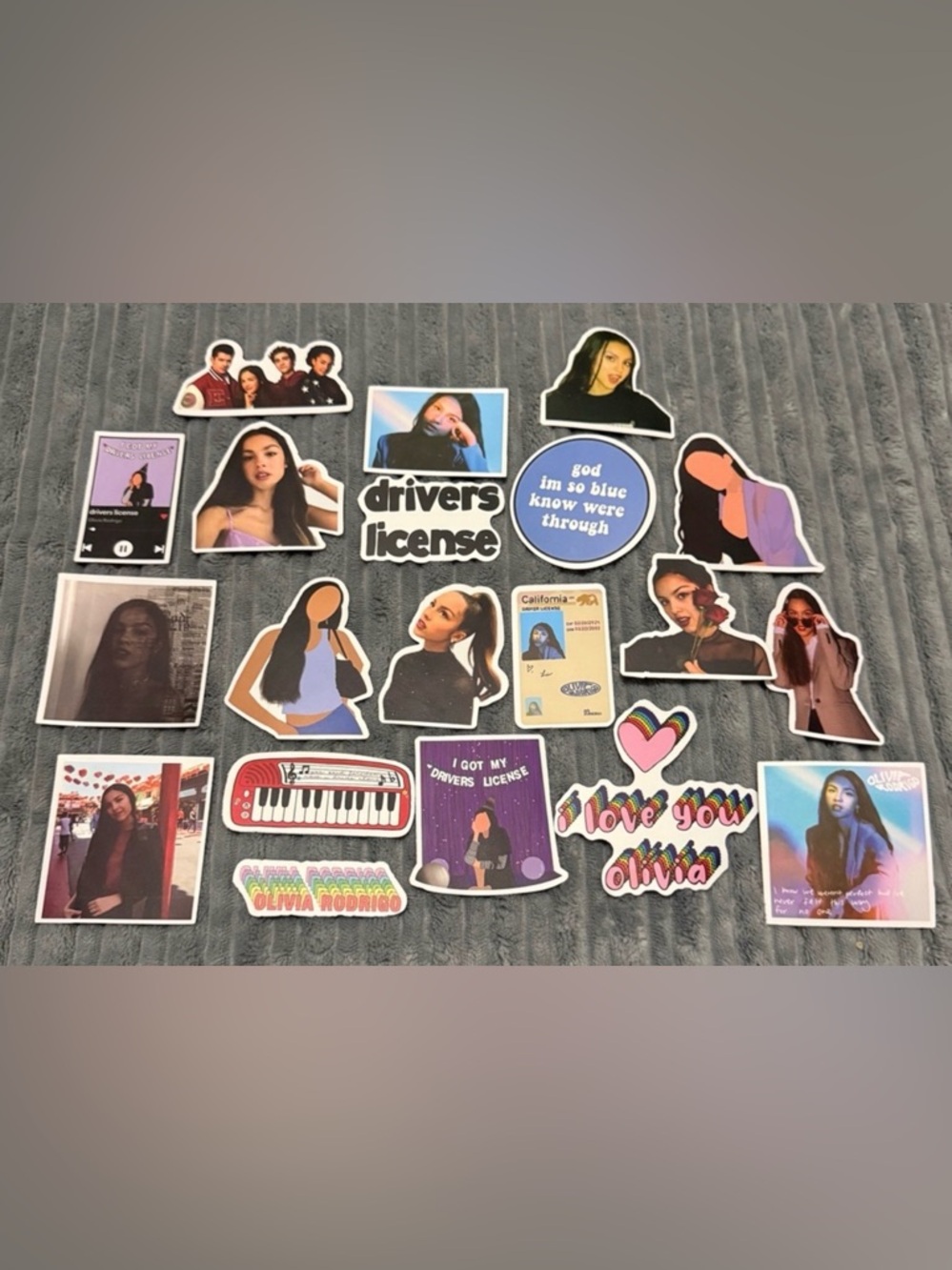 💜 20 Pcs Olivia Rodrigo Sticker Set - Picture 7 of 7